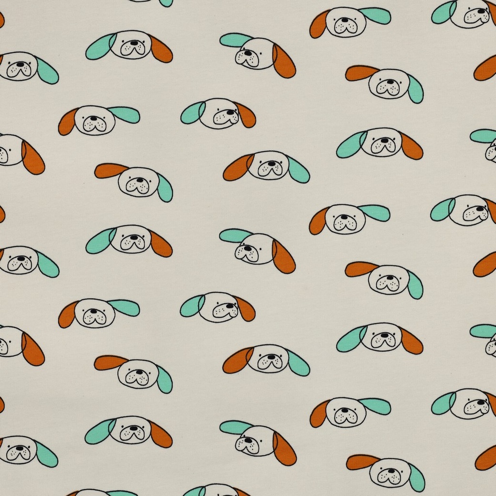 Jennifer Bouron Organic French Terry Dogs - Natural/Ochre