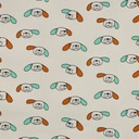 Jennifer Bouron Organic French Terry Dogs - Natural/Ochre