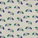 Jennifer Bouron Organic French Terry Dogs - Natural/Green