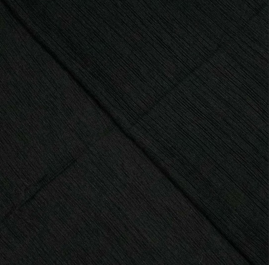 Woven Tencel Fine Rib Black