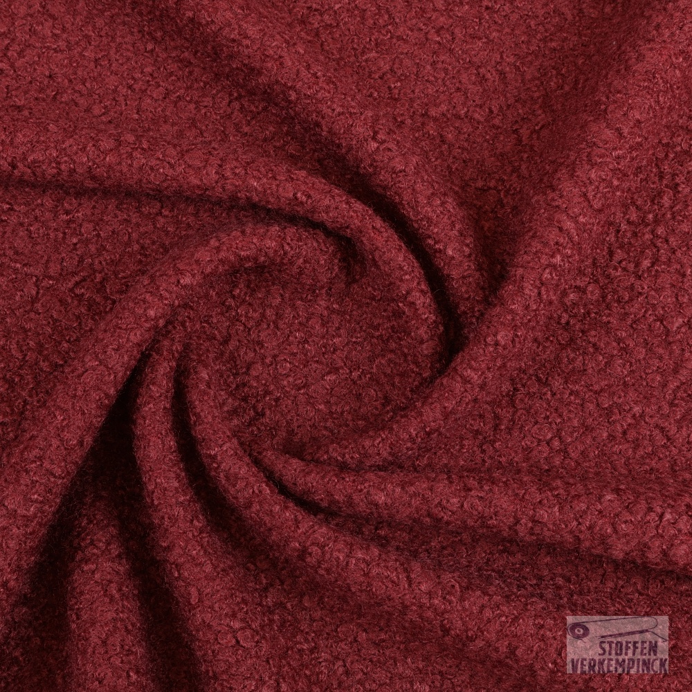 Curly Fleece Grenat