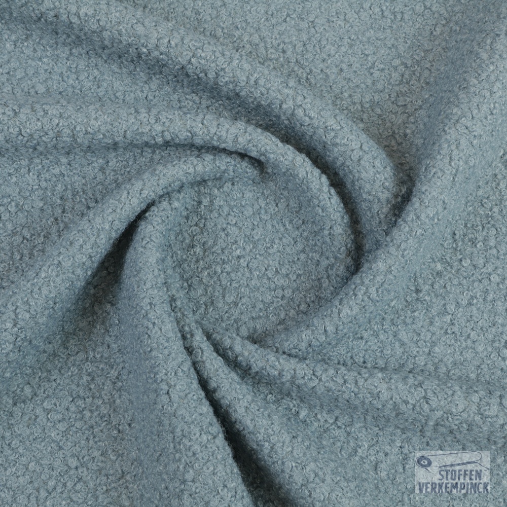 Curly Fleece Denimblue