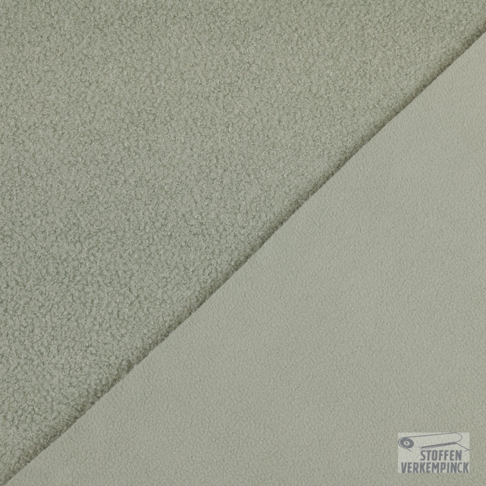 Teddy Fleece Double sided Dark Dusty Mint