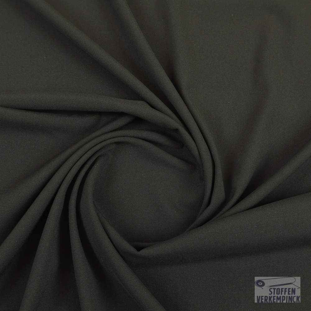 Viscose Uni Twill Stretch Black