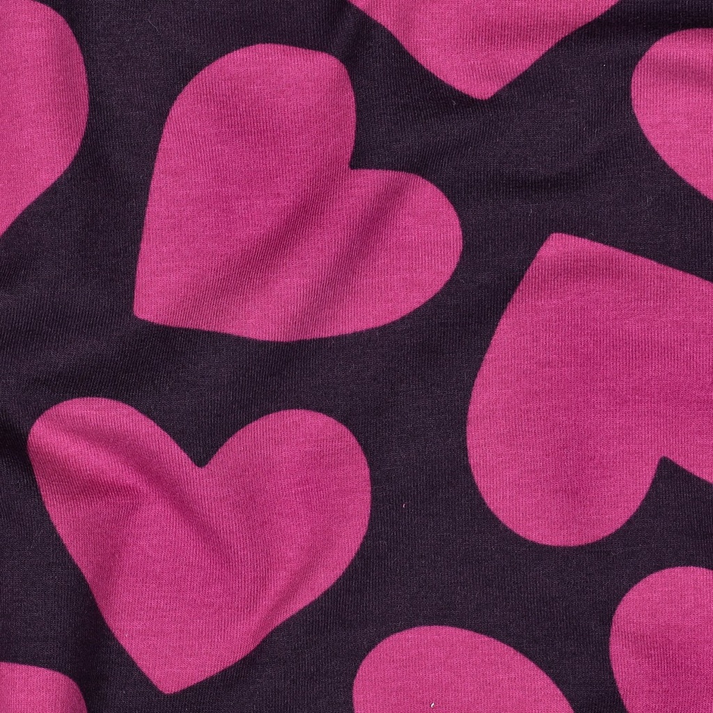 Soft Sweat Big Hearts Purple
