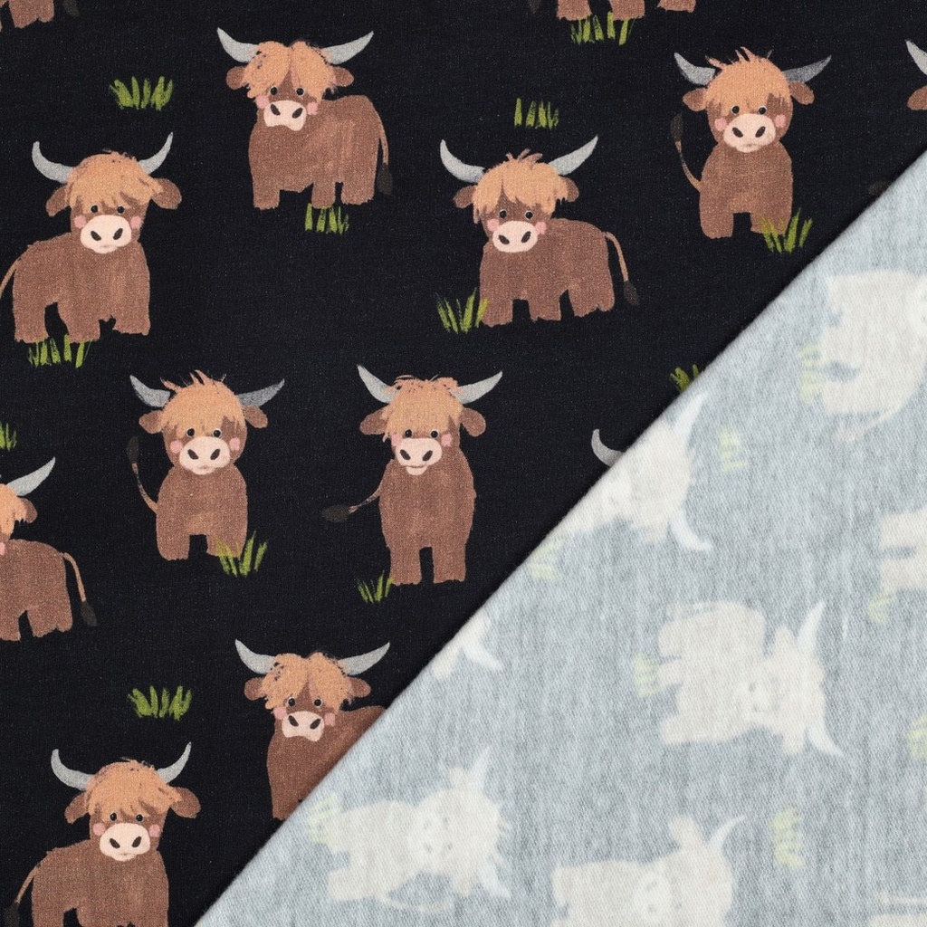 Sweat Digital Cows Dark Navy