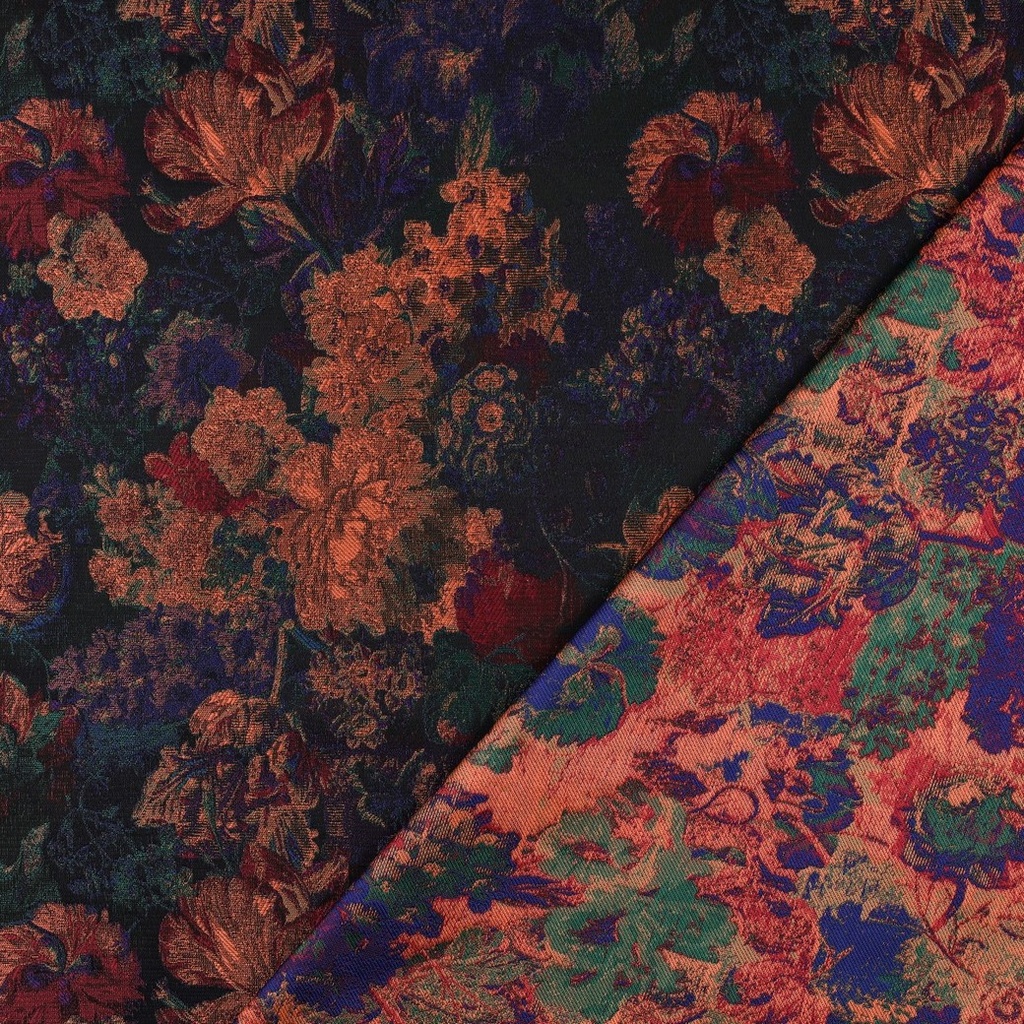 Jacquard Flowers Multicolor