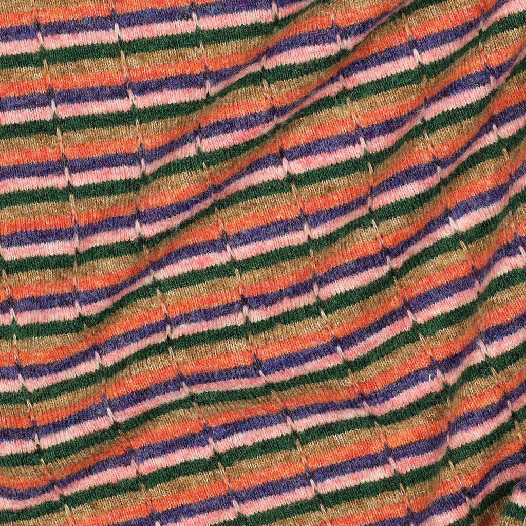 Knitted Jacquard Stripes Multicolor