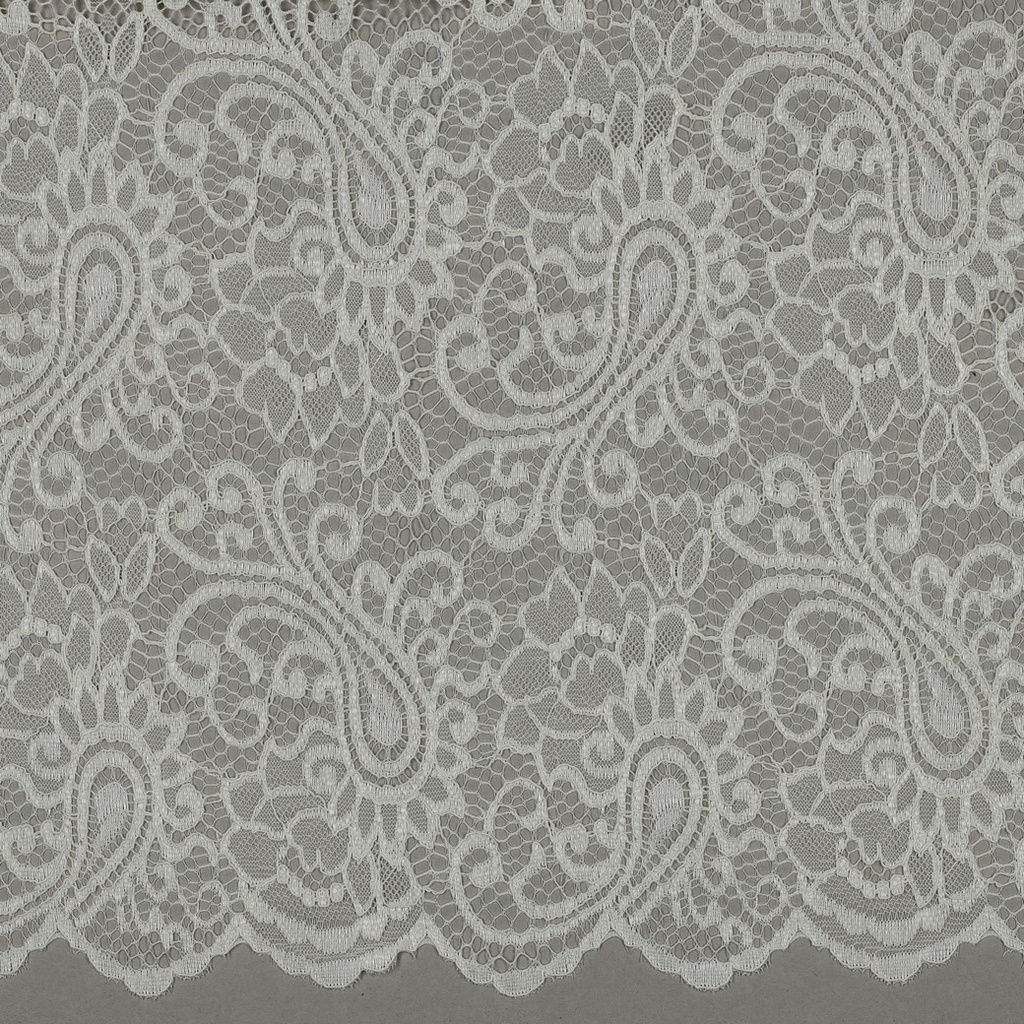 Lace two-side Scallop Off White