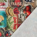 Canvas Digital Vegetables Multicolor
