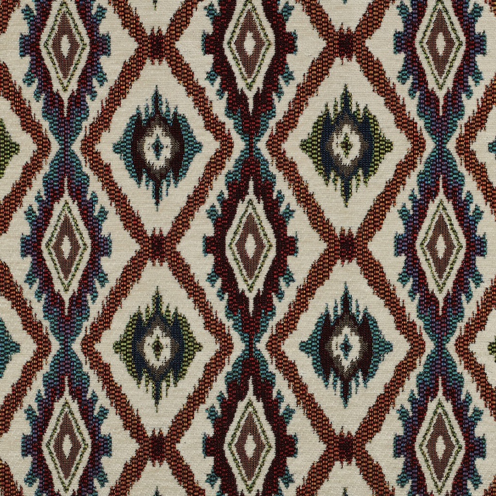Gobelin Chenille Abstract Ecru
