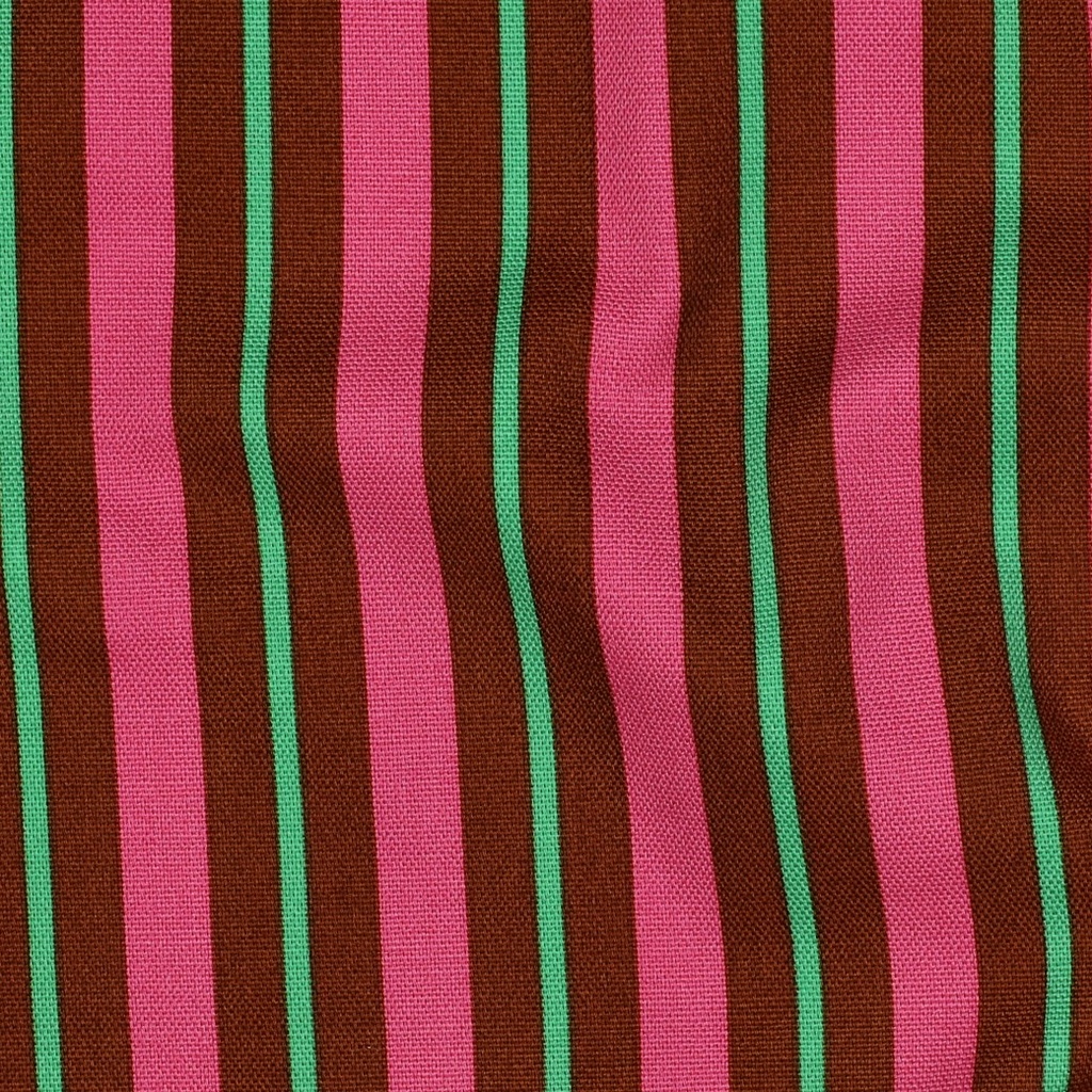 Canvas Stripes Caramel/Pink