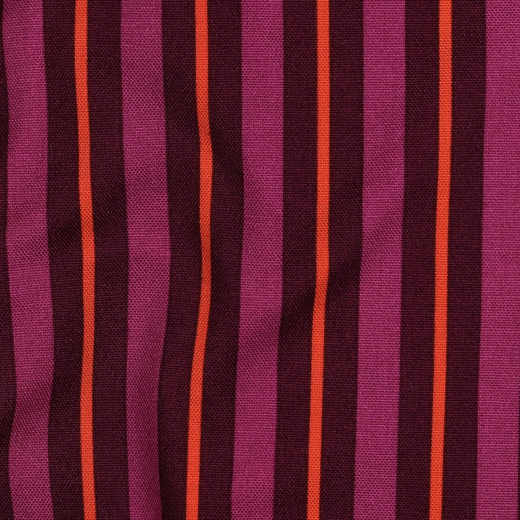 Canvas Stripes Aubergine/Fuchsia