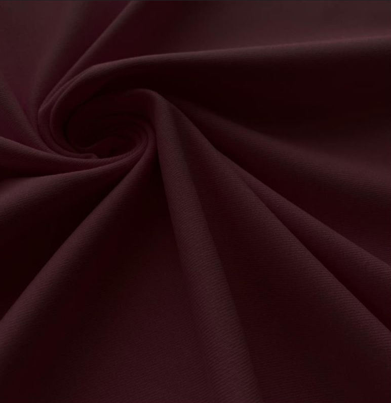 Jersey Katoen Zwaar Bordeaux