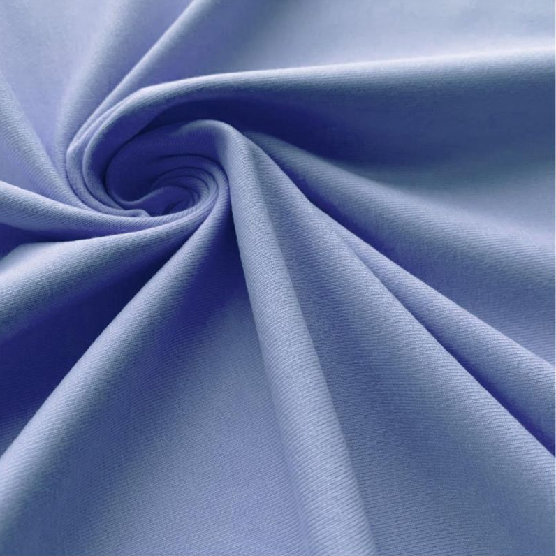Jersey Katoen Zwaar Licht Blauw