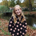 Teddy Jacquard Big Dots Navy