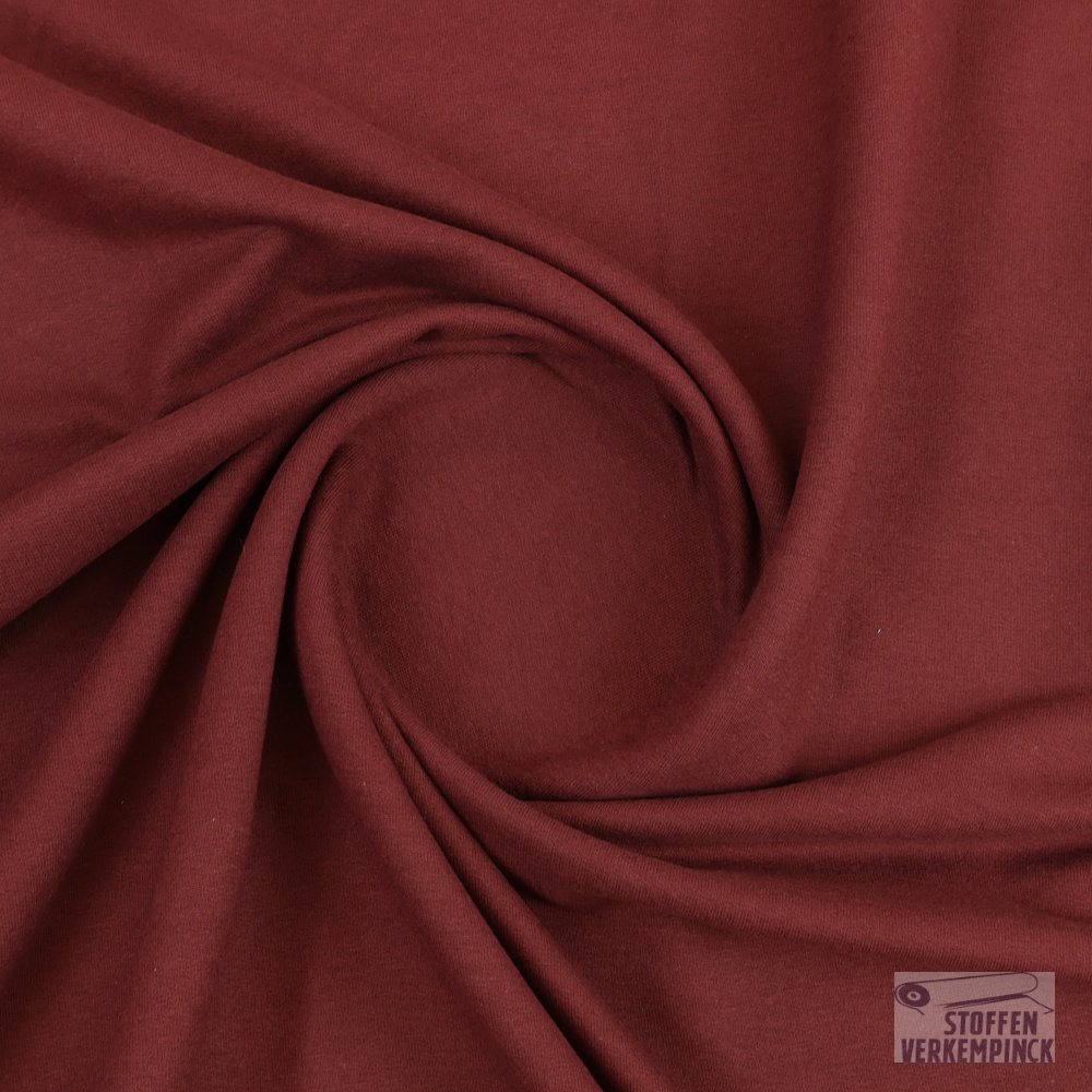 French Terry Brushed Jolieno Bordeaux