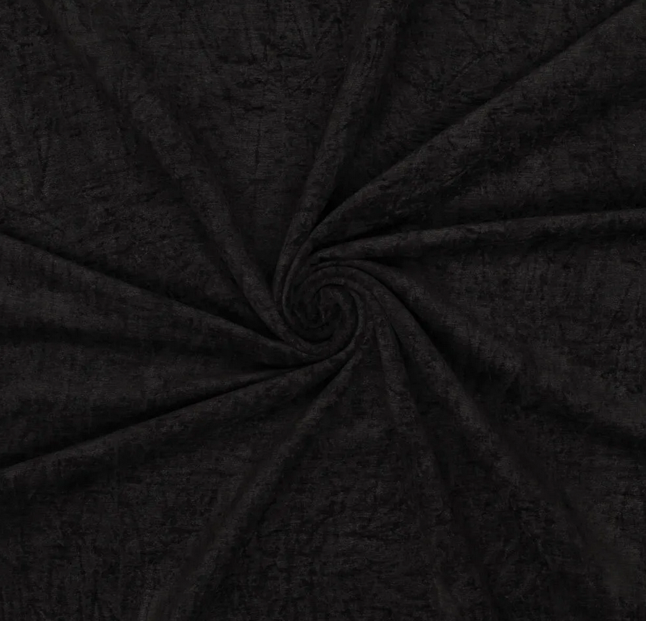 Lengtestretch Chenille Black