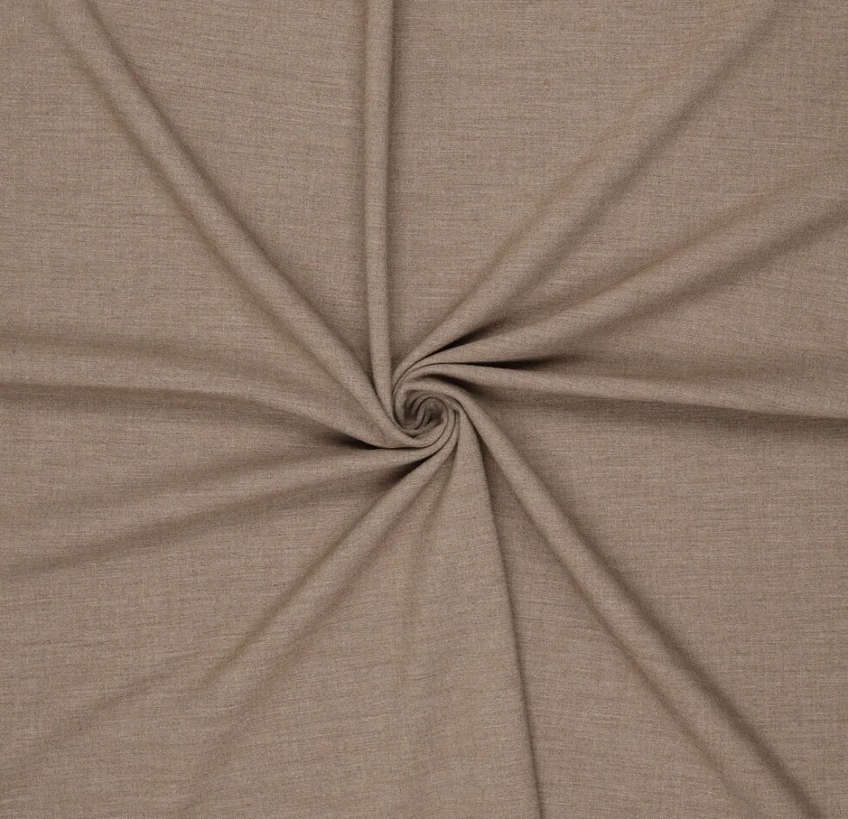 Bi-Stretch Colombo Wool Dark Beige
