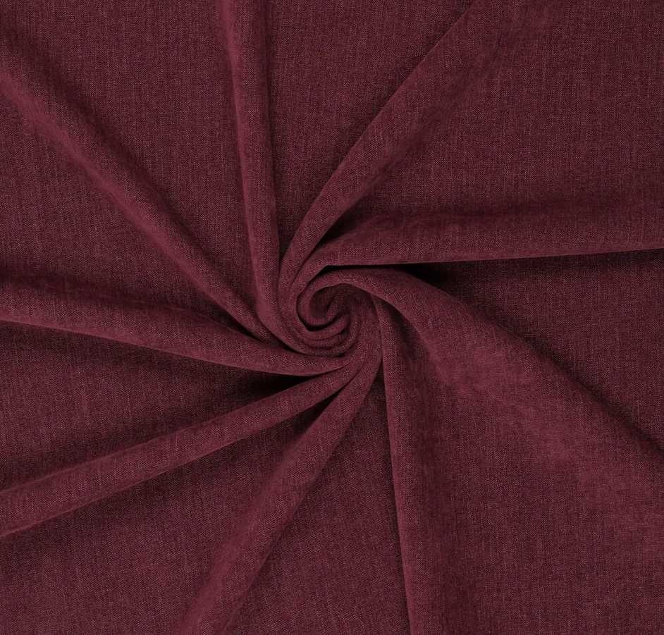 Breedtestretch Chenille Jeans Bordeaux