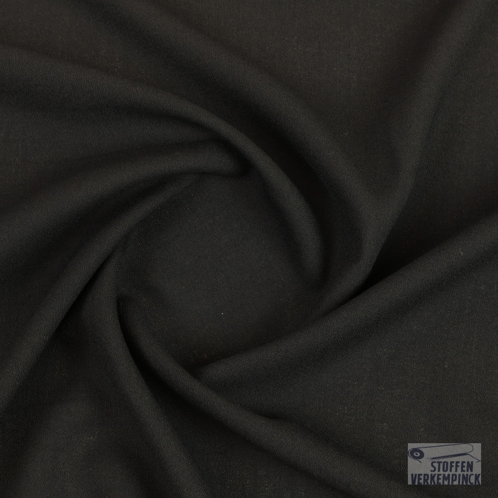 Wollen Crêpe Black