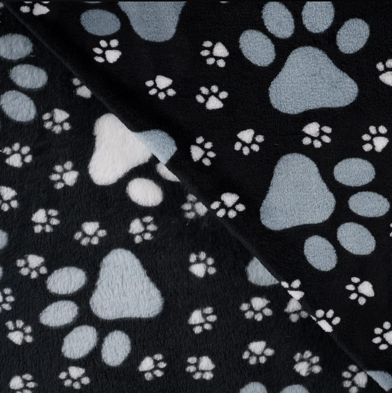 Wellness Fleece Paws Black