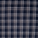 Flanel Yarn Dyed Check Navy