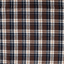 Flanel Yarn Dyed Check Dark Brown