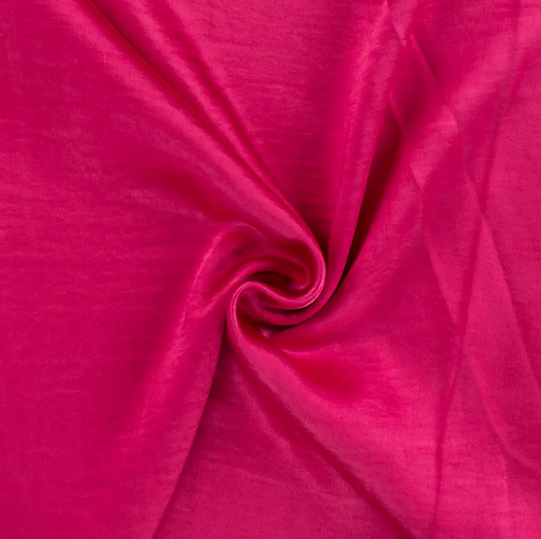Washed Satin Stretch Fuchsia