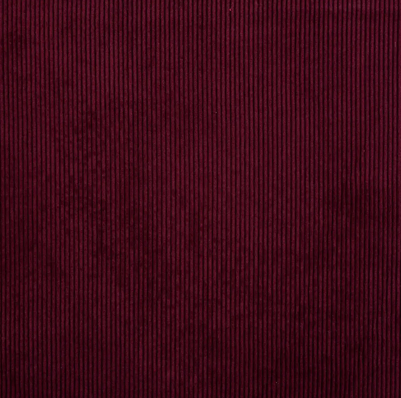 Stretch Washed Corduroy Bordeaux