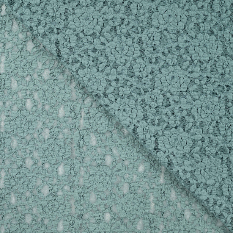 Lace Stretch Kinda Dark Dusty Mint