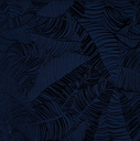Viscose Jacquard Leaves Navy