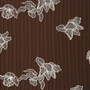 Adari Embroidery Viscose Brown