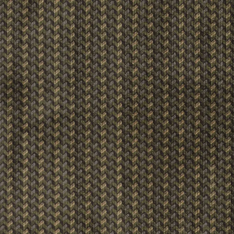 Ribvelours Broken Arrow Green