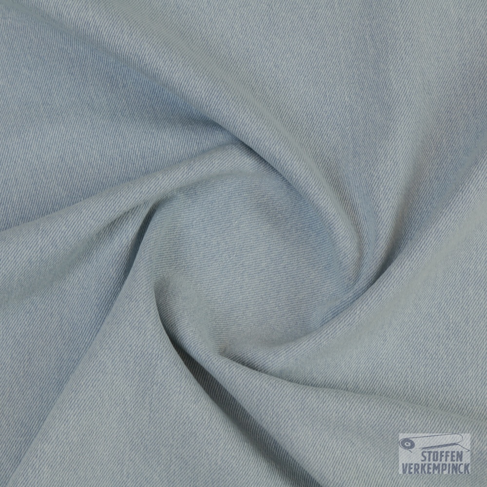 Zware Jeans Afgewassen Blauw