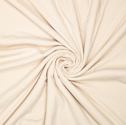 Ribjersey Bamboo Light Beige