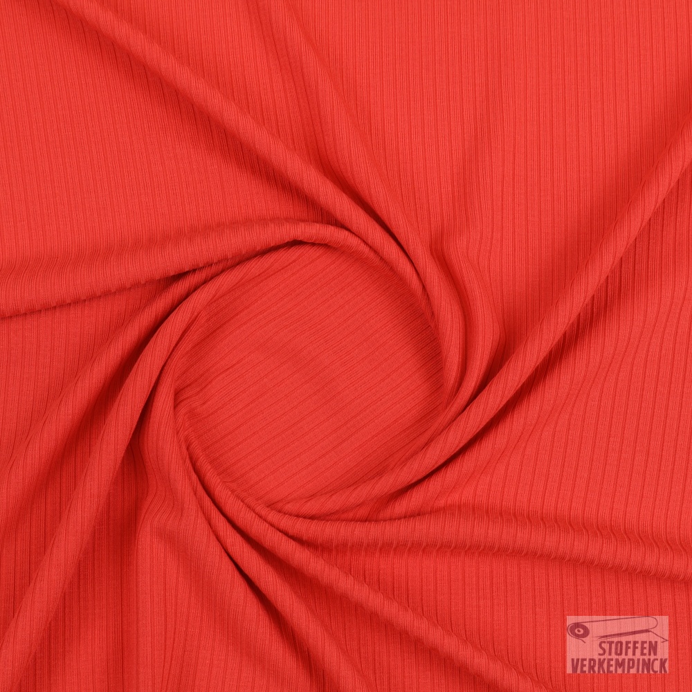Ribjersey Bamboo Red