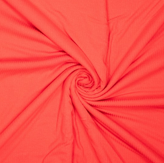 Ribjersey Bamboo Red