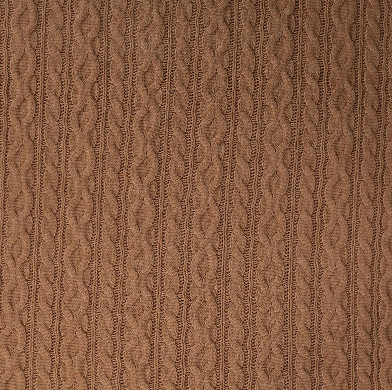 Jersey Nordic Cable Camel