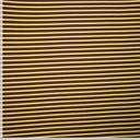 Jersey Katoen Yd Stripe Brown/Vanille