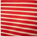 Jersey Katoen Yd Stripe Red/Ecru