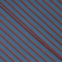 Jersey Katoen Yd Stripe Navy/Bourgundi