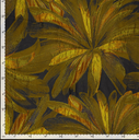 Jacquard Lamée Big Flower Ochre