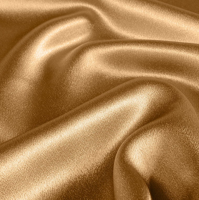 Crêpe Satin Réversible Old Gold