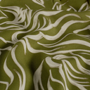Viscose Twill Leaf Pattern Olive