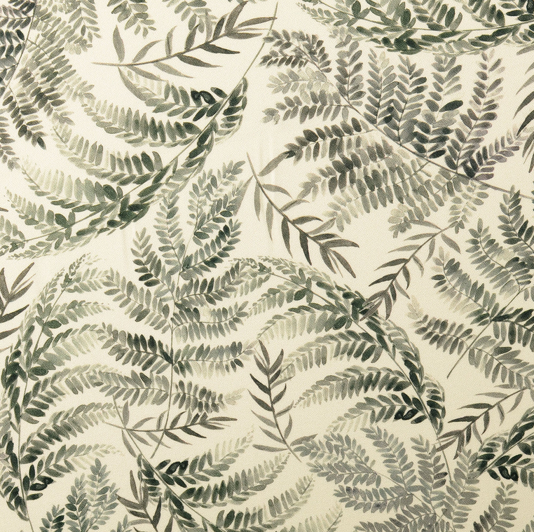 Viscose Crêpe Twigs Soft Green