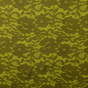 Viscose Satin Laceprint Moss Green