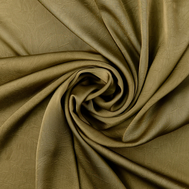 Satin Crash Light Khaki
