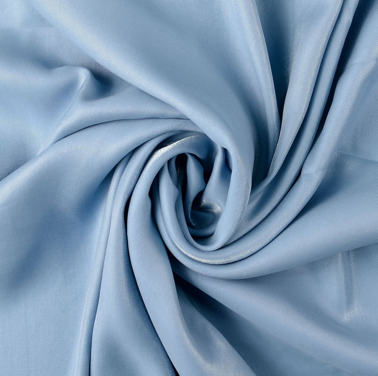 Glans Viscose Light Blue