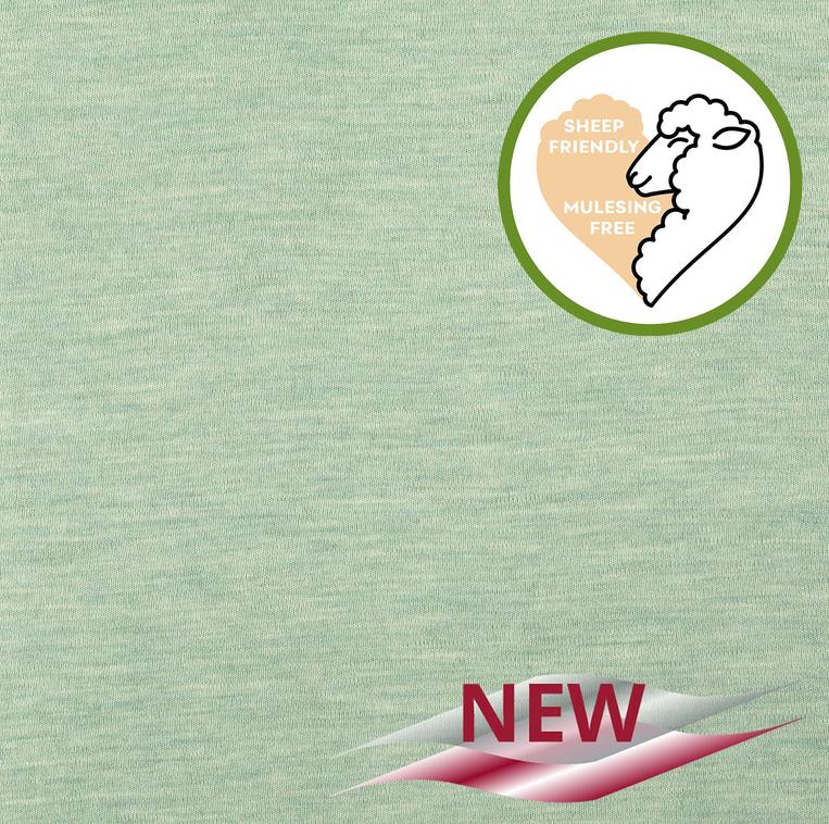 Merino Jersey Mint melange